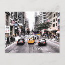 Recherche de new york taxi cartes postales Rue