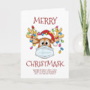 Recherche de mask christmas vœux cartes Quarantaine