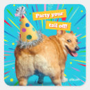 Recherche de chien drôle autocollants Fête