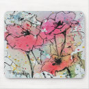 Recherche de pavot rose tapis souris Pavots