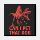 Recherche de dinosaure drôle magnets Chien