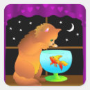 Recherche de lune rouge autocollants Chat