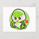 Recherche de chibi cartes postales Fille d'anime