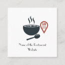 Recherche de fourchettes cartes visite Customer