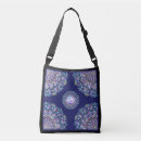 Recherche de vintage mini messenger sacs Bleu