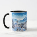 Recherche de montagne neige tasses Blanc