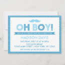 Recherche de polka dot baby shower invitations Élégant