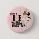 Recherche de danse badges Danseuse de ballet