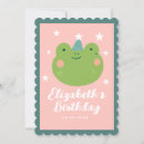 Recherche de grenouille rose invitations Mignonne