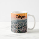 Recherche de paysage urbain tasses Coucher du soleil