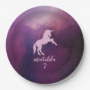 Recherche de plats de licorne assiettes Jeune fille