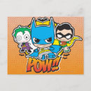 Recherche de chibi superman cartes postales Batman