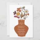 Recherche de boho 50th anniversaire invitations Terre cuite