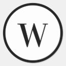 Recherche de lettre noire autocollants Élégant