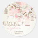 Recherche de baby shower vintage autocollants Merci