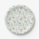Recherche de fleurs blanches assiettes en papier Botanique