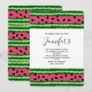 Recherche de motif pastèque invitations Été