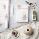 Recherche de rose papier cadeau Baby