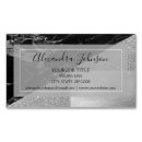 Recherche de noir et argent cartes visite Pour elle