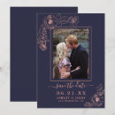 Recherche de navy wedding save the dates Bleu foncé