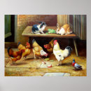 Recherche de peinture coq art Poussins