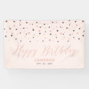 Recherche de rose gold banderoles D'anniversaire