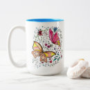 Recherche de papillon tasses Aquarelle