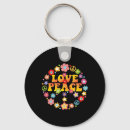 Recherche de peace sign porteclés Les années 70