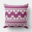 Recherche de dentelle blanche coussins Vintage