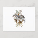 Recherche de aquarelle zèbre cartes postales Faune
