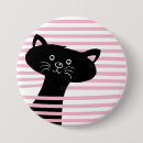 Recherche de le chat noir badges Pour enfants