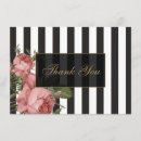 Recherche de salon remerciements cartes Noir et blanc