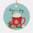 Recherche de chocolat chaud ornements Xmas