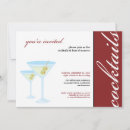 Recherche de martini glass invitations Cocktails
