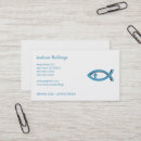 Recherche de poissons chrétiens cartes visite Religieux