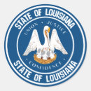 Recherche de drapeau de la louisiane autocollants États unis