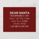 Recherche de cher père noël cartes postales Humour