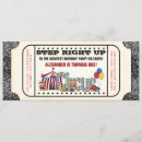 Recherche de partie cirque invitations Billet