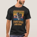 Recherche de vidéographie tshirts Caméra