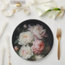 Recherche de baroque assiettes en papier Floral