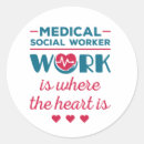 Recherche de travail social autocollants Msw