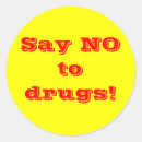 Recherche de drogue autocollants Jaune