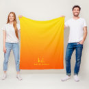 Recherche de oranges couvertures plaids Minimaliste