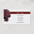 Recherche de raisins rouges cartes visite Fruit