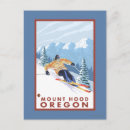 Recherche de descente cartes postales Skieur