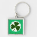Recherche de mon charme chanceux porteclés Shamrock
