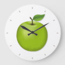 Recherche de pommes vertes horloges Fruit