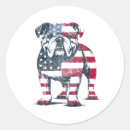 Recherche de bulldogge autocollants Patriotique