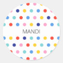 Recherche de motif de pois autocollants Pour enfants