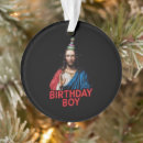 Recherche de jésus drôle ornements Noël